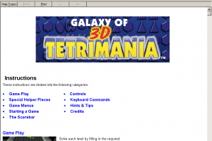 Galaxy of 3D TetriMania abandonware