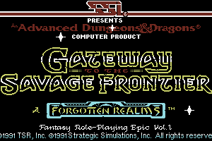 Gateway to the Savage Frontier 0
