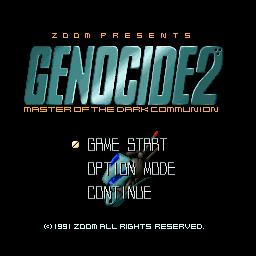 Genocide 2: Master of the Dark Communion abandonware