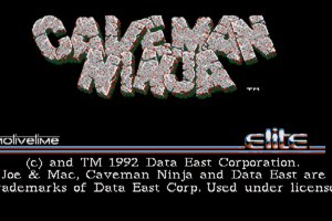 Joe & Mac: Caveman Ninja 0