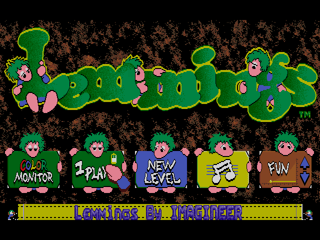 Lemmings (PC) manual only - no game disk