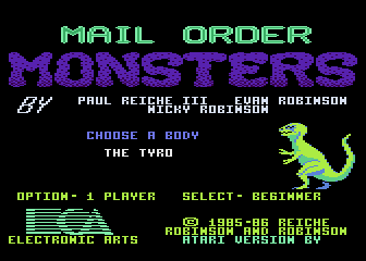 Mail Order Monsters abandonware