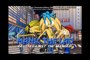 Manic the Lad: Rage Against the Maniac 0