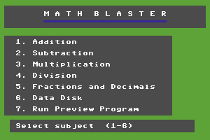 Math Blaster! abandonware