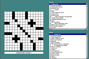 Memorex Puzzle Master/Crosswords Vol. 1 abandonware