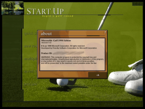 Microsoft Golf 1998 Edition 0