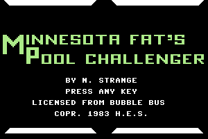 Minnesota Fats' Pool Challenge 0