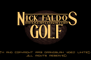 Nick Faldo's Championship Golf 0