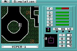 Omega gameplay (PC Game, 1989) 