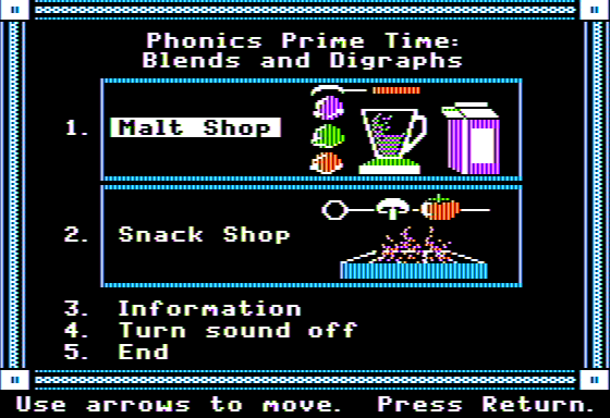 Phonics Prime Time: Blends and Digraphs abandonware