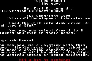Stock Market: The Game 1