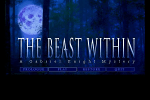 The Beast Within: A Gabriel Knight Mystery 0