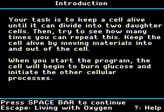 The Living Cell abandonware