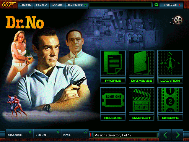 The Ultimate James Bond: An Interactive Dossier abandonware