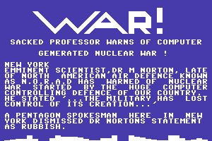 Thermo Nuclear War Games 0