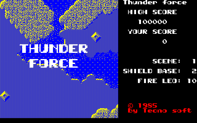 Thunder Force abandonware
