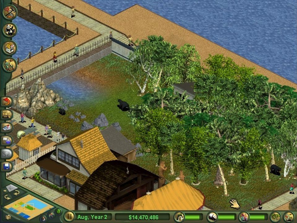 ZOO TYCOON 1 COMPLETE COLLECTION Pc Base Game + Dinosaur Digs & Marine  Mania
