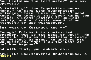 Zork: The Undiscovered Underground abandonware
